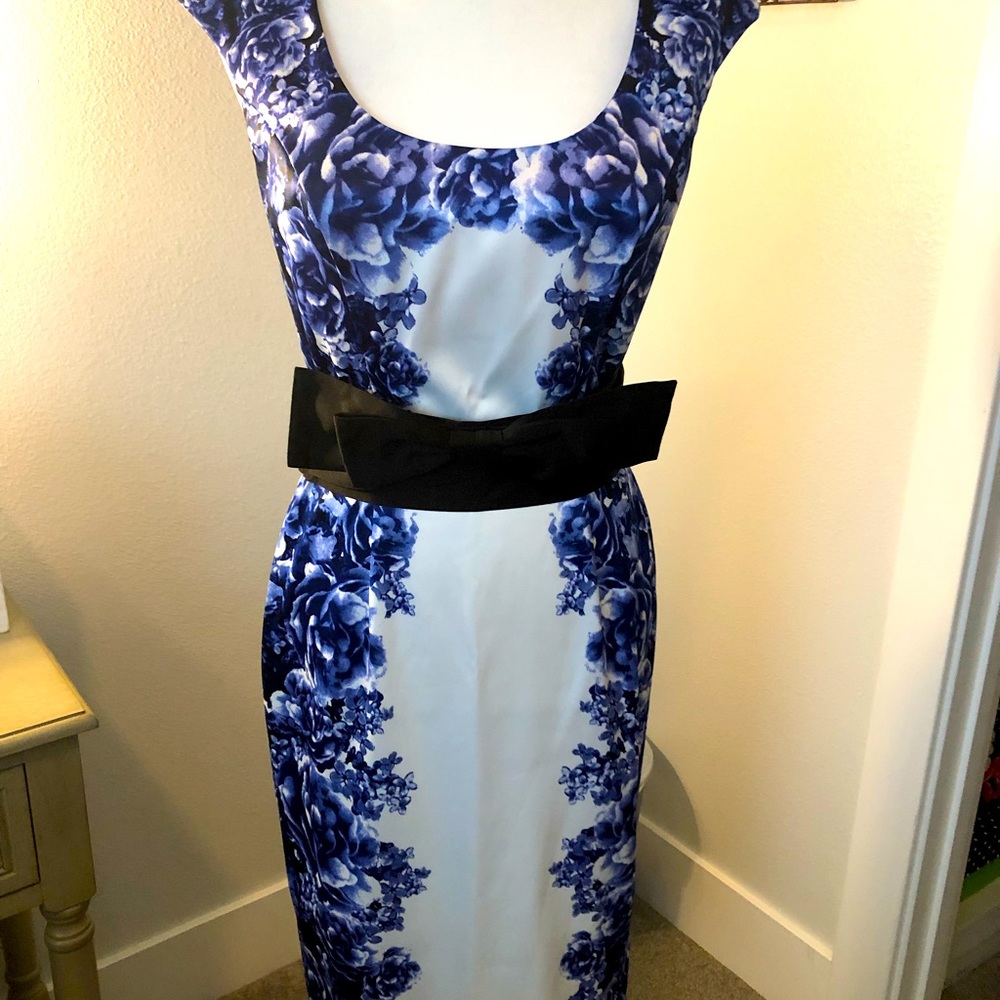 Womens White House/Black Market  dress. Sz. 4. Elegant evening/special occasion